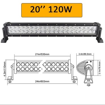 LED BAR 120W  20" 
