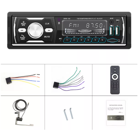 Radio Auto Mp3 Player Stereo Autoradio BT Audio Muzică Stereo 12V FM AM RDS DAB+ USB SD AUX-IN
