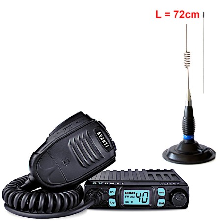 Statie CB Avanti MICRO + Antena CB Megawat ML70 